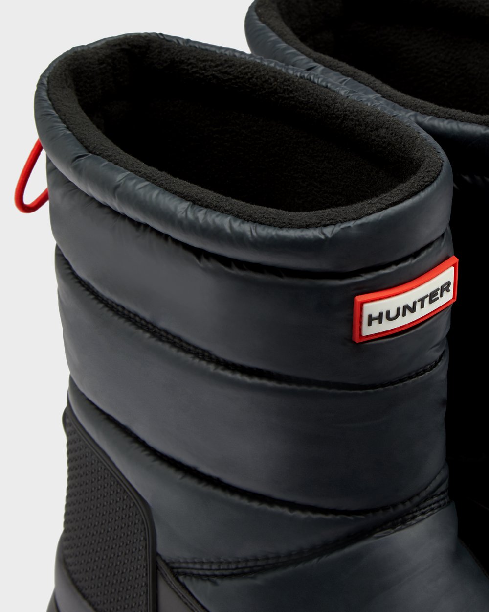 Hunter Hombre Original Insulated Short - Botas de Nieve Negras - 780-LGQVYI